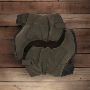 Rocket Dog Vintage Brown Heeled Boots